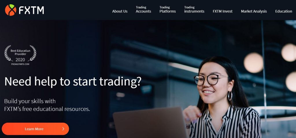 fxtm homepage